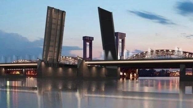 Разводной мост ШМСД побьет рекорды по длине пролета в Петербурге