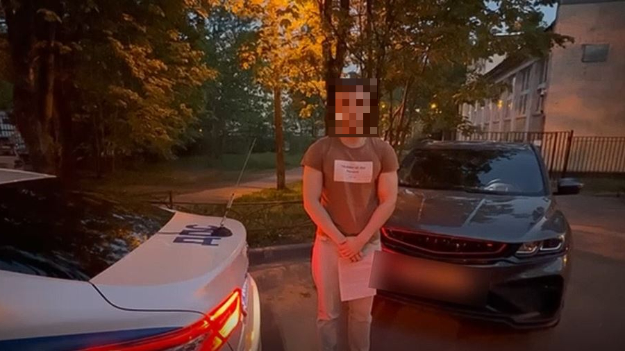 В Петербурге поймали приезжего лихача на Belgeе, не пропускающего «скорую» с пациентом
