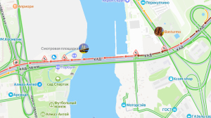 Массовая авария на кольцевой — закрыт съезд на Рыбацкое в Петербурге