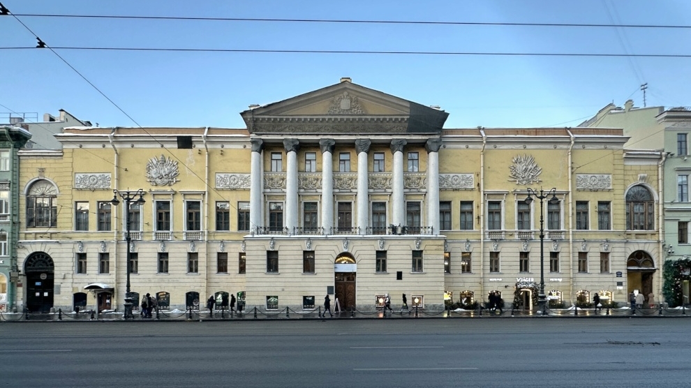 Дом актера на Невском проспекте начали реставрировать