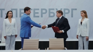 На ПМЭФ подписали соглашение о новом троллейбусном парке на Васильевском острове
