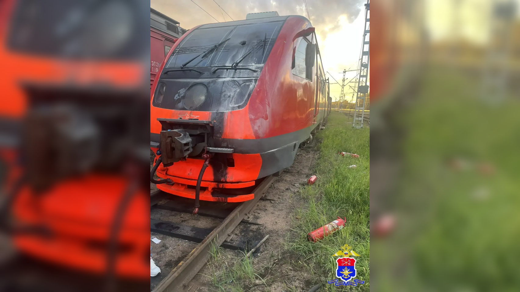 В Петербурге мигрант поджег рельсовый автобус и получил «уголовку»