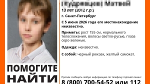 Пропавшего в Петербурге 13-летнего мальчика нашли спустя 3 дня