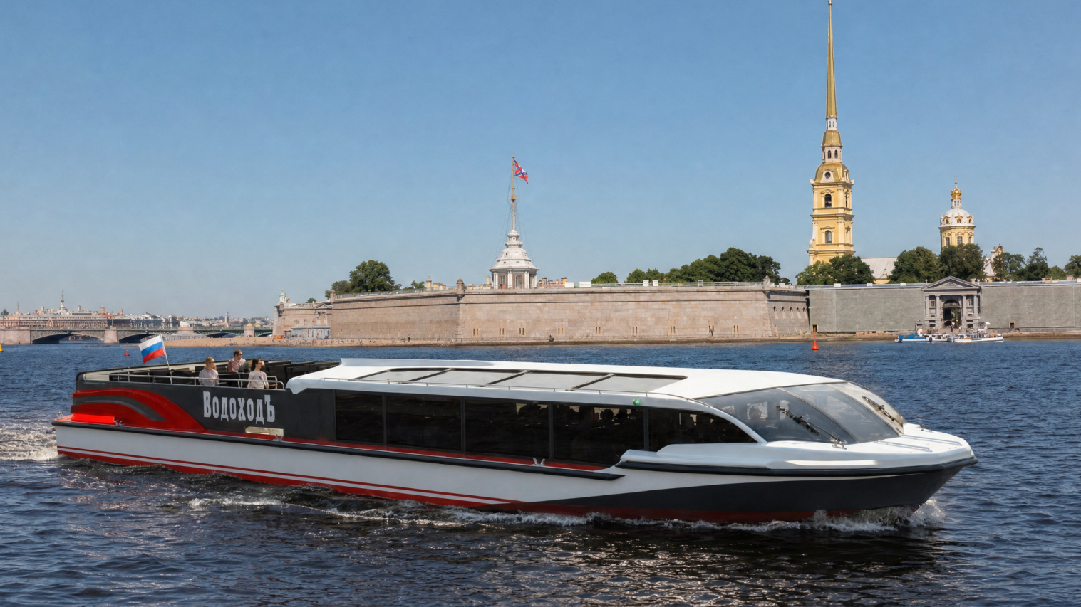 В Петербурге стартовало новое электросудно от «ВодоходЪ»