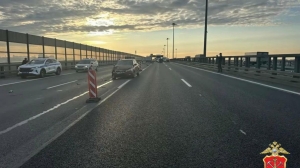 KIA Ceed насмерть сбил дорожного рабочего на КАД в Петербурге