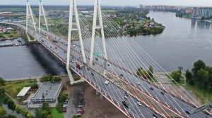 Ограничения движения на Вантовом мосту сняли в ночь на 27 августа